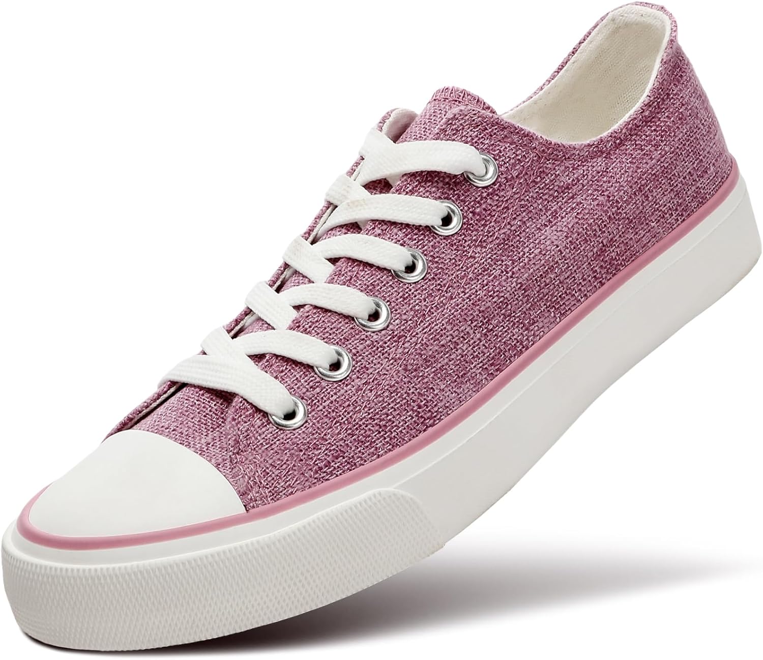 ZGR Women's Canvas Low Top Sneaker Lace-up Classic Casual Shoes for Women